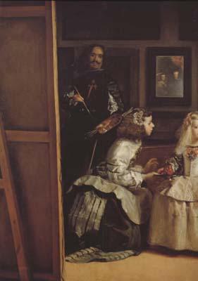 Diego Velazquez Velazquez et la Famille royale ou Les Menines (detail) (df02) Sweden oil painting art
